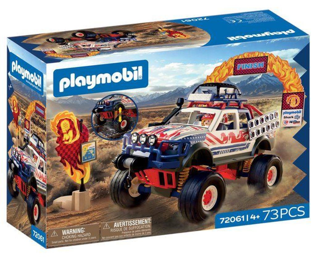 PLAYMOBIL Monster Truck, Rennfahrzeug, 73 Teile, ab 4 Jahren, Spielzeug