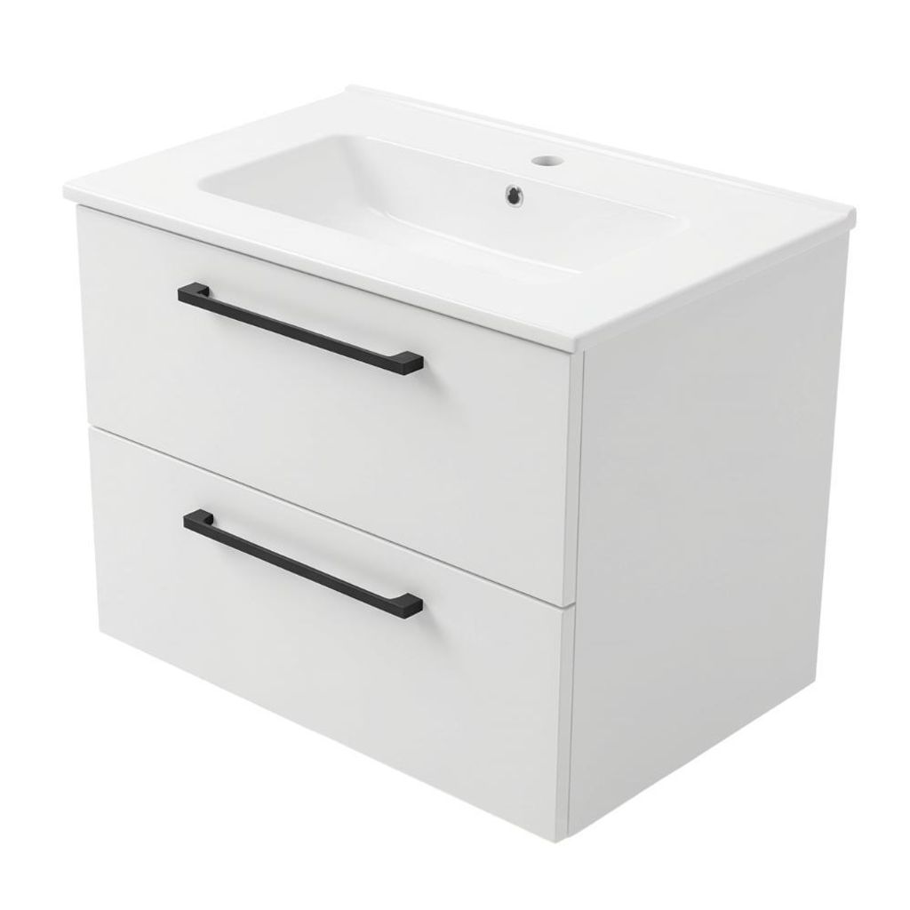 Lavabo avec meuble sous lavabo ONE avec lavabo 2 tiroirs Image du produit 