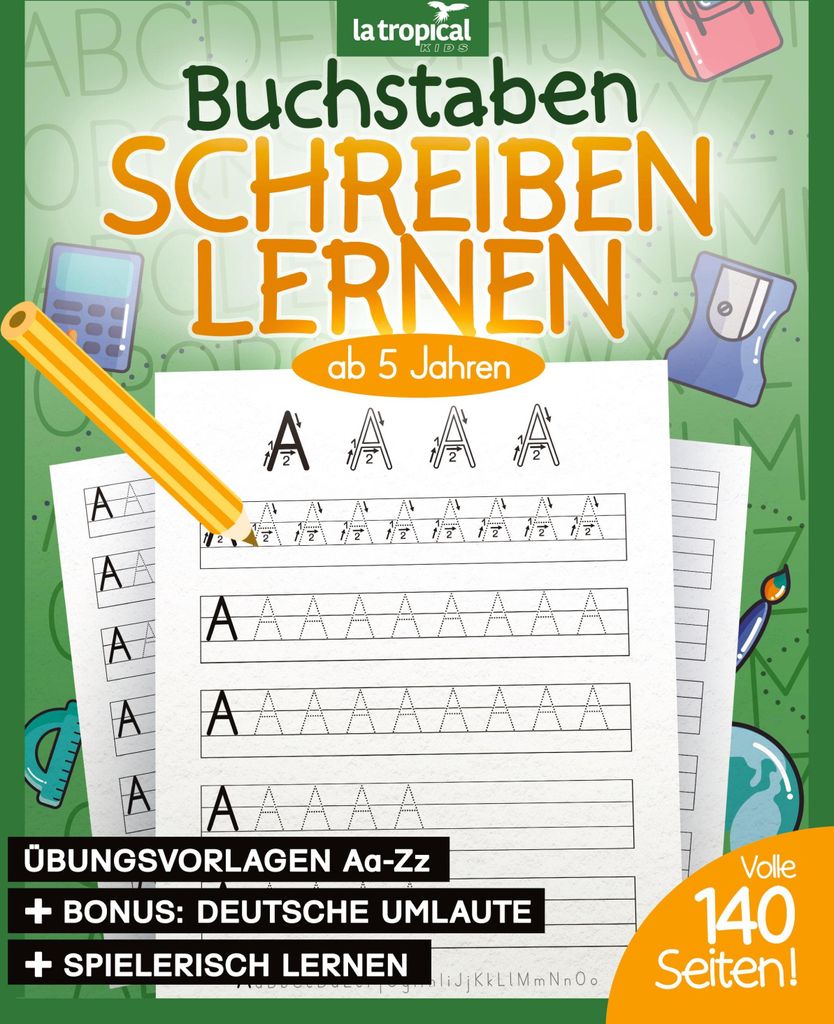 Buchstaben schreiben lernen ab 5 Jahren Produktbild 