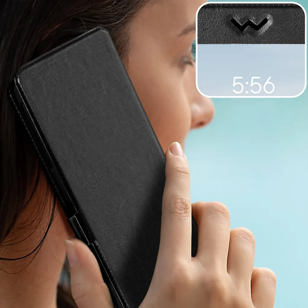 Custodia Professionale Avizar 3XL Extra Slim Nera per Smartphone - 4