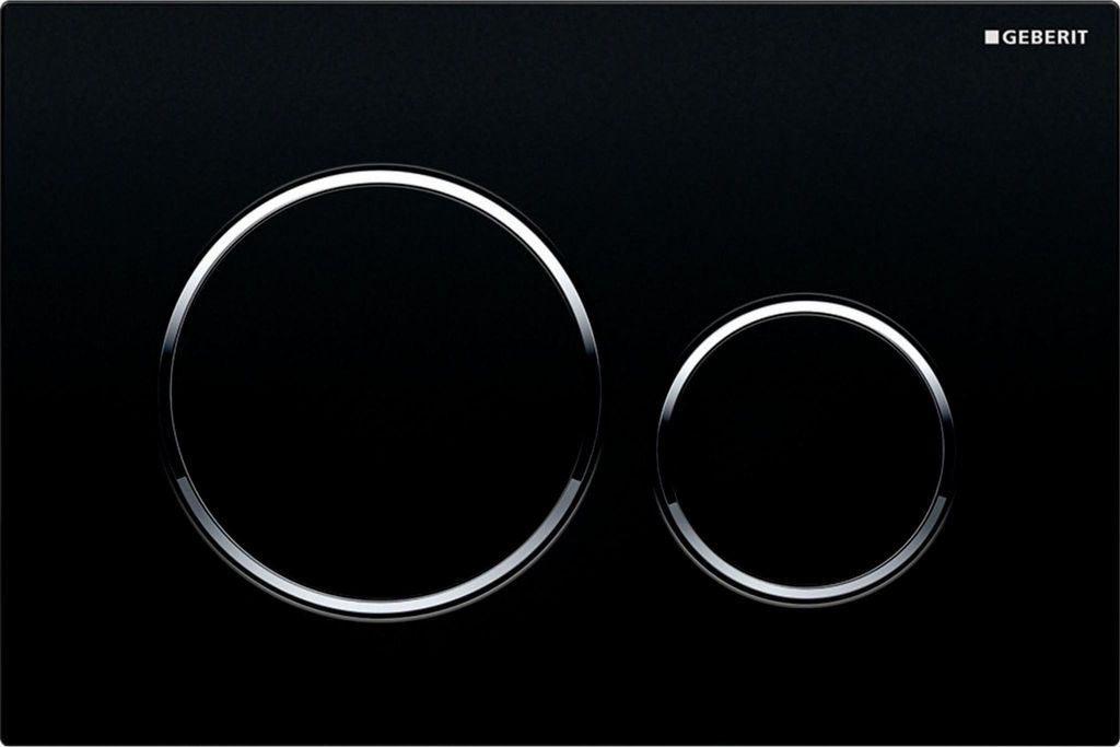 Geberit Sigma20 Betätigungsplatte für 2-Mengen-Spülung, rund, 115.882.KM.1