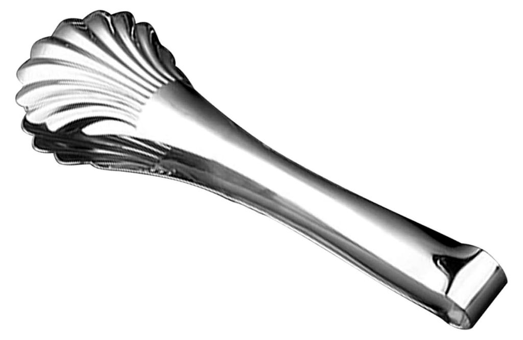 Edelstahl Dessertzange Muschelzange Ergonomisch Hitzebeständig Kompakt für Buffet Grill und Küchenservice Vielseitig für Barbecue und Küchenbe...