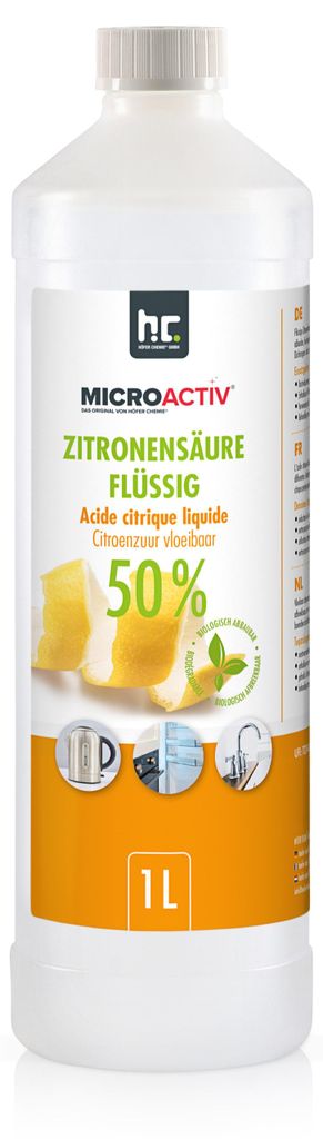 1x1 L Microactiv® hochkonzentrierte Zitronensäure 50% in Produktbild 