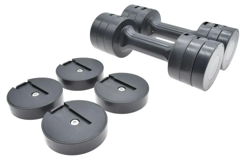 Kit haltères de fitness modulables 2,5 kg - Matériel musculation maison
