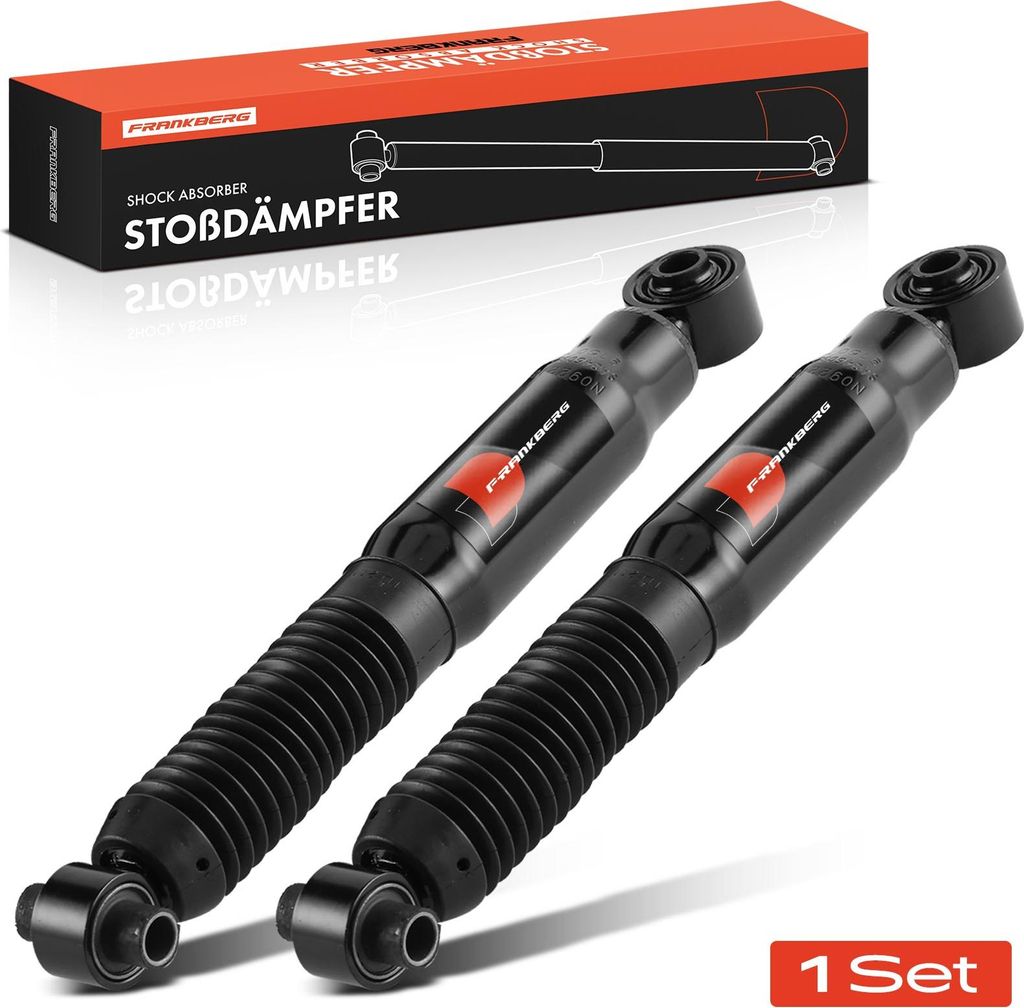 Frankberg 2x Stoßdämpfer Hinterachse für Citroën C4 Grand Picasso I UA C4 Picasso I MPV UD 2006-2013