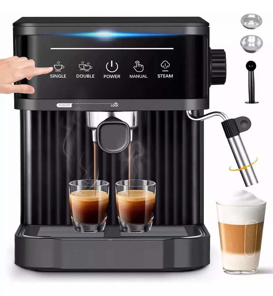 Machine à espresso ZELURXX 20 Bar semi-automatique avec écran tactile