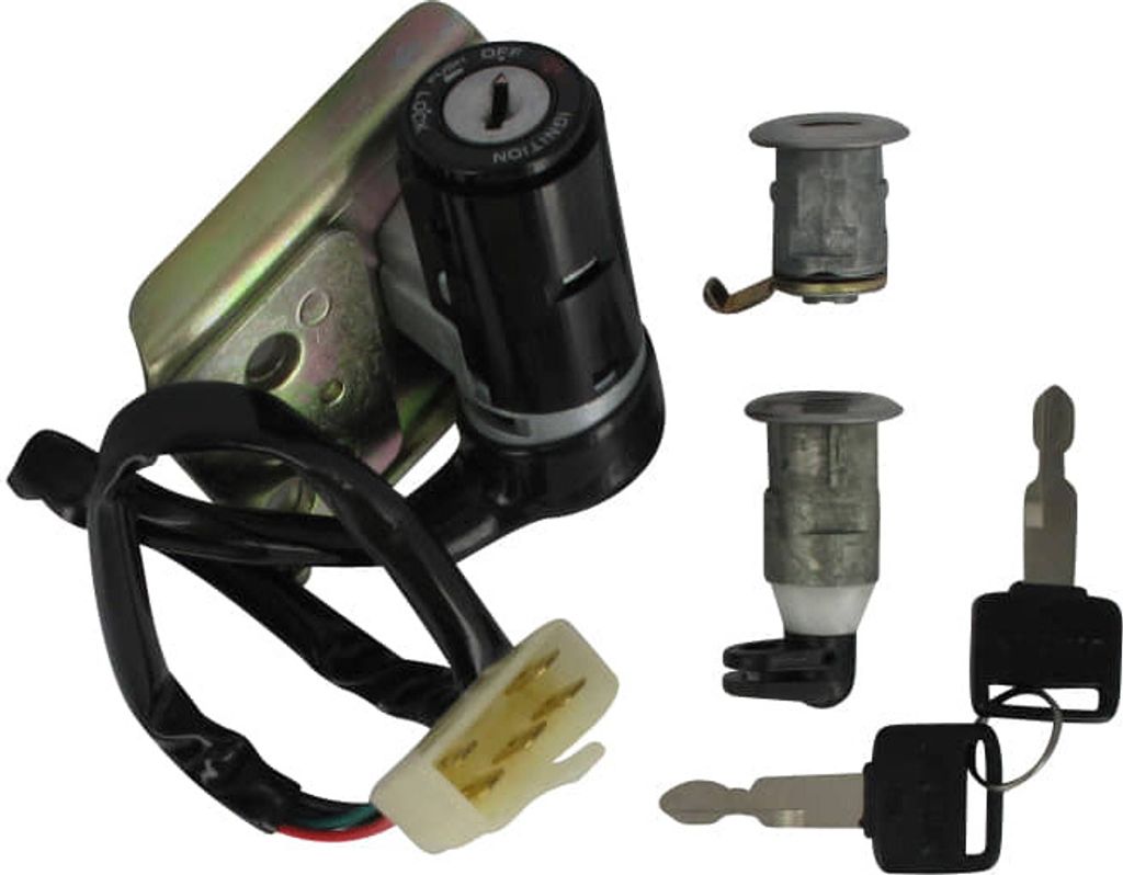 Rex Rexy 125 Schlosssatz Roller 125ccm 4Takt 62500-GAT-00 Motorroller.de Tankverschluss Tank-Verschluss Tank-Deckel Schloss-Set Zünd-Schloss Scooter