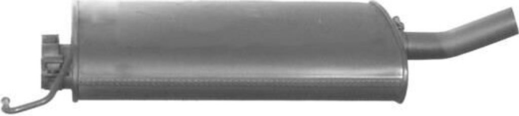 VEGAZ MS-272 Mittelschalldämpfer Schalldämpfer passend für MERCEDES-BENZ M-Klasse (W163)