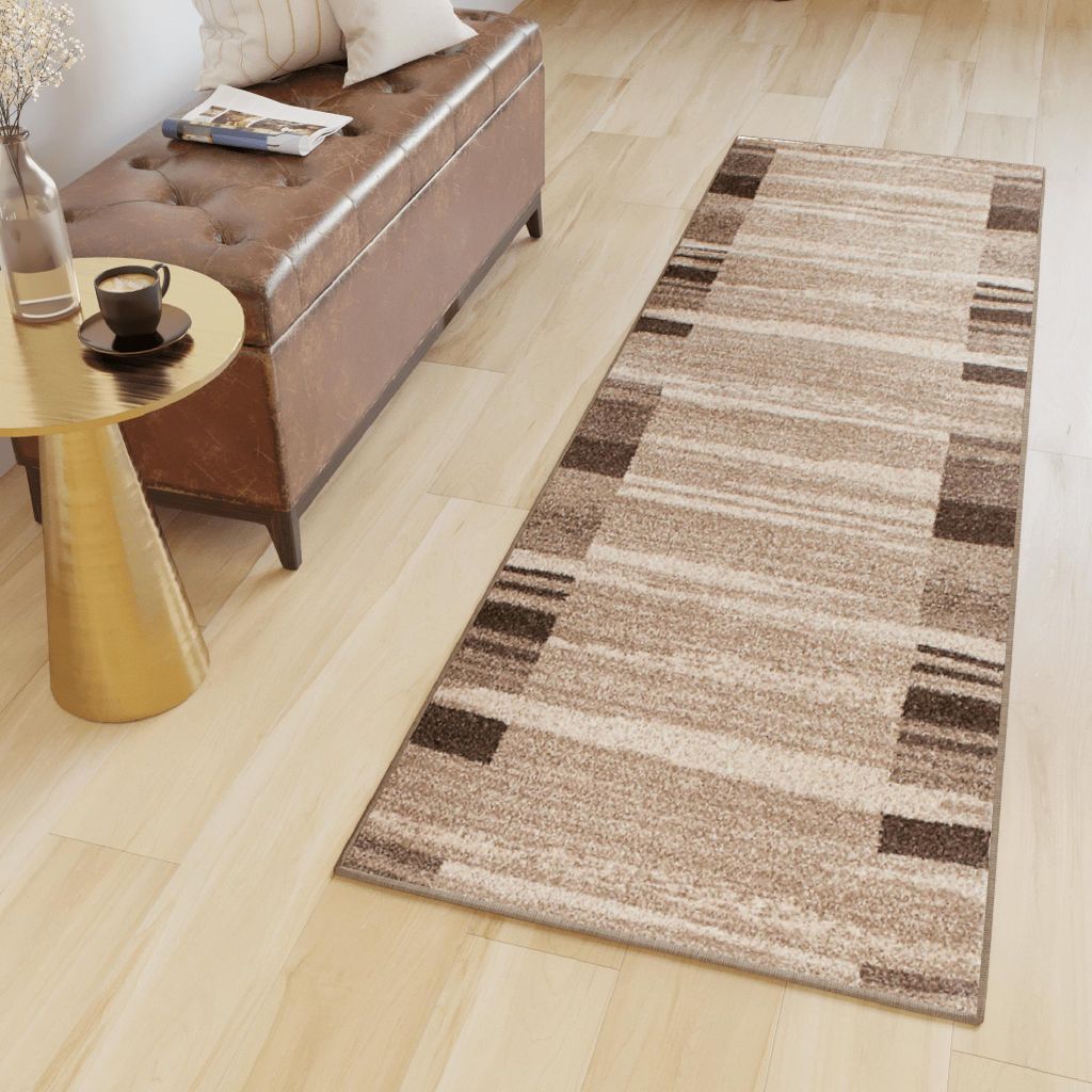 Tapiso Läufer SARI Modern Beige Wohnzimmer 70 x 150