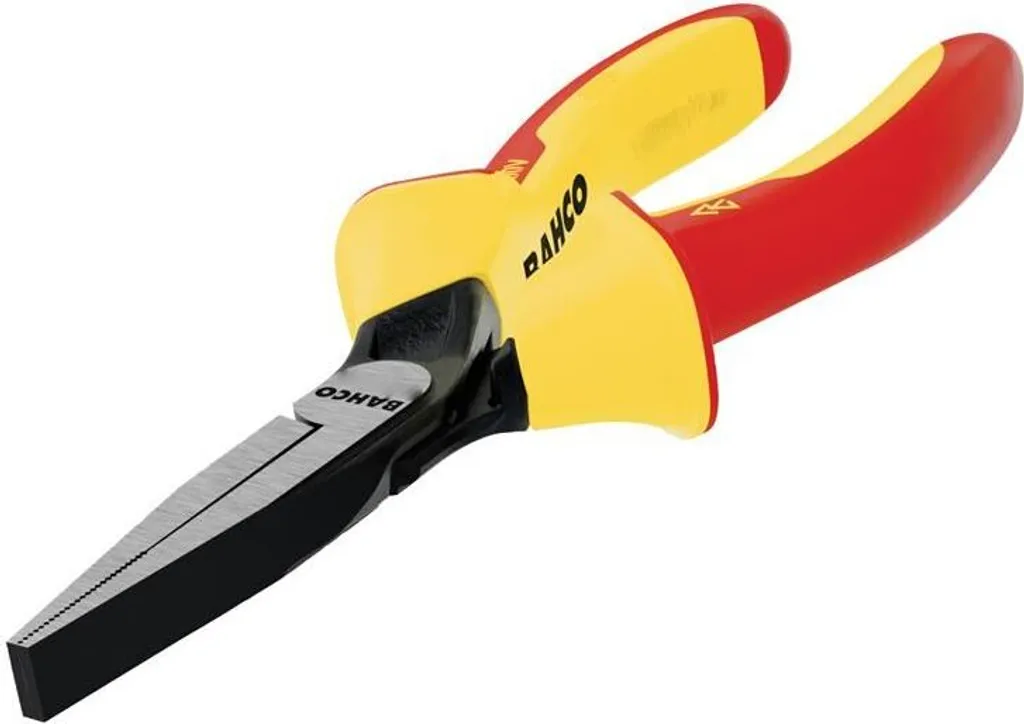 Pince plate isolée Bahco 2421S pour installation électrique et câblage
