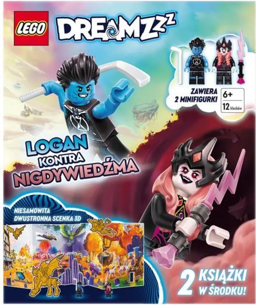 Livre d'activités LEGO DREAMZzz avec Logan et la Sorcière - Broché