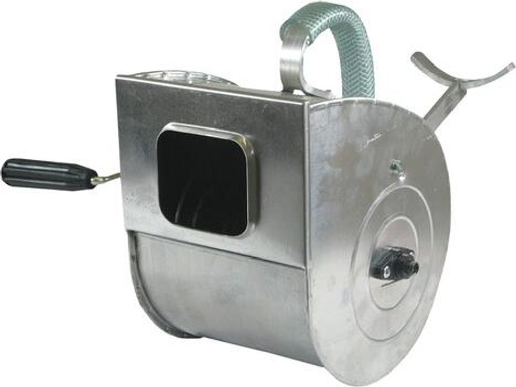 Putzwerfer mit Armstütze - Profi Spritzputzapparat - Stahlfederwalze & Abstreifer