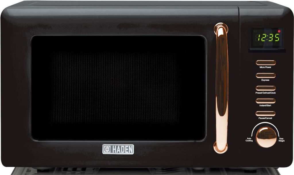 Forno a microonde Haden Heritage Black and Copper 800 W, Immagine del prodotto 