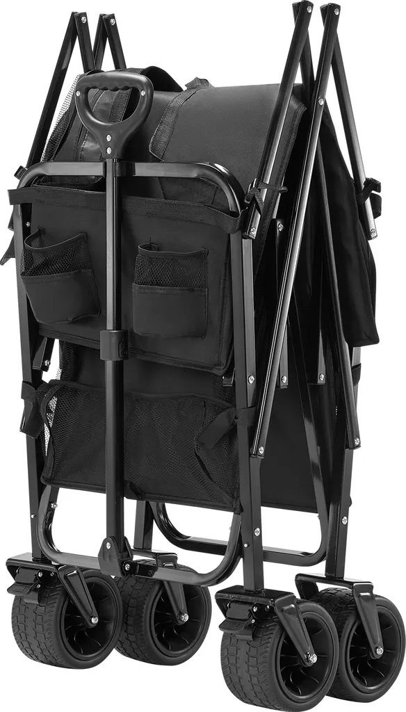 Chariot Pliable Utilisation Polyvalente 300L 2 Étages Idéal Déménagement