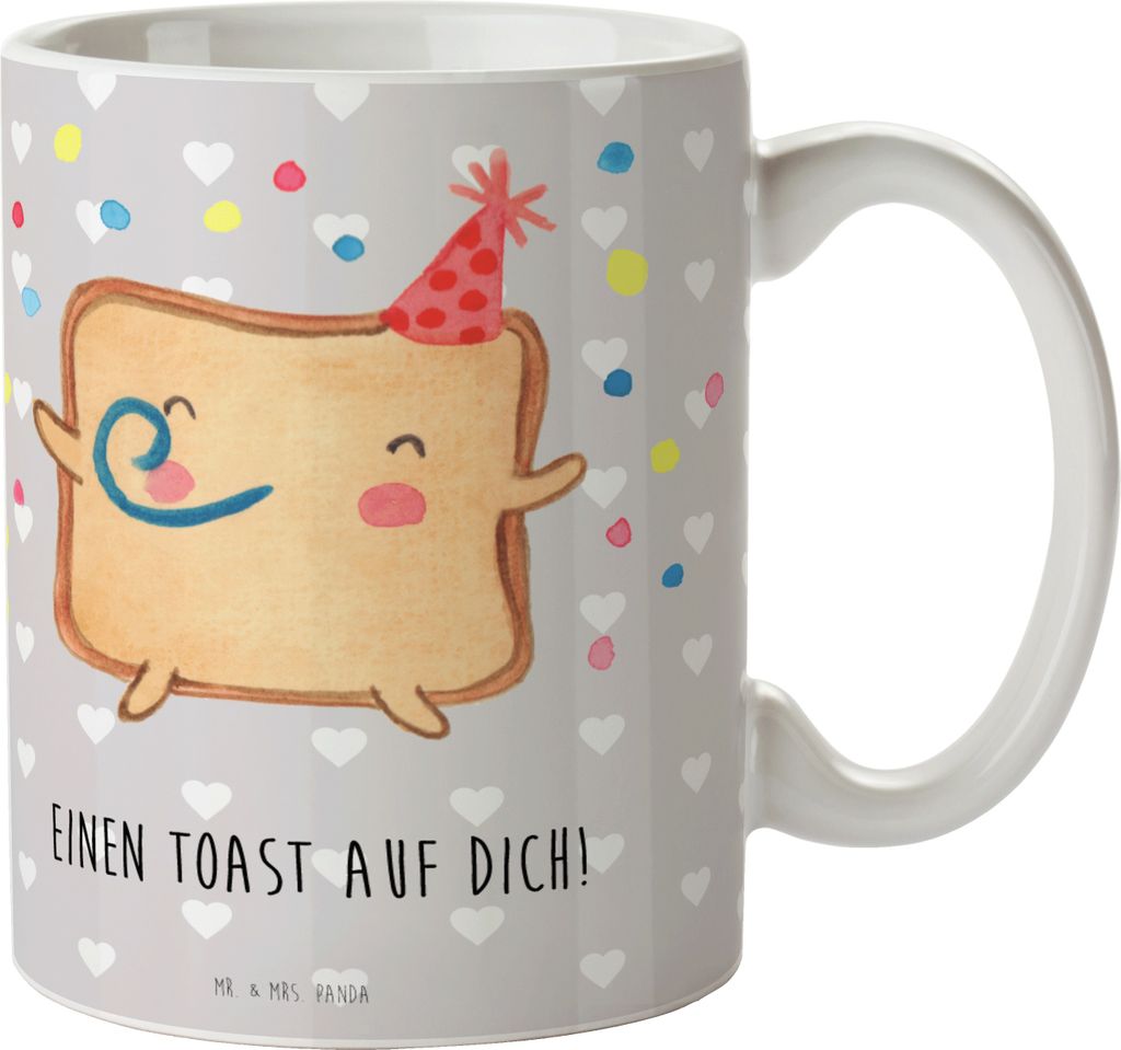 Mr. & Mrs. Panda Keramiktasse Toast Party - Grau Pastell - Geschenk, Valentinstag, für Frauen, Hochzeitstag, Freundin, schöne tasse, Freund, capp...
