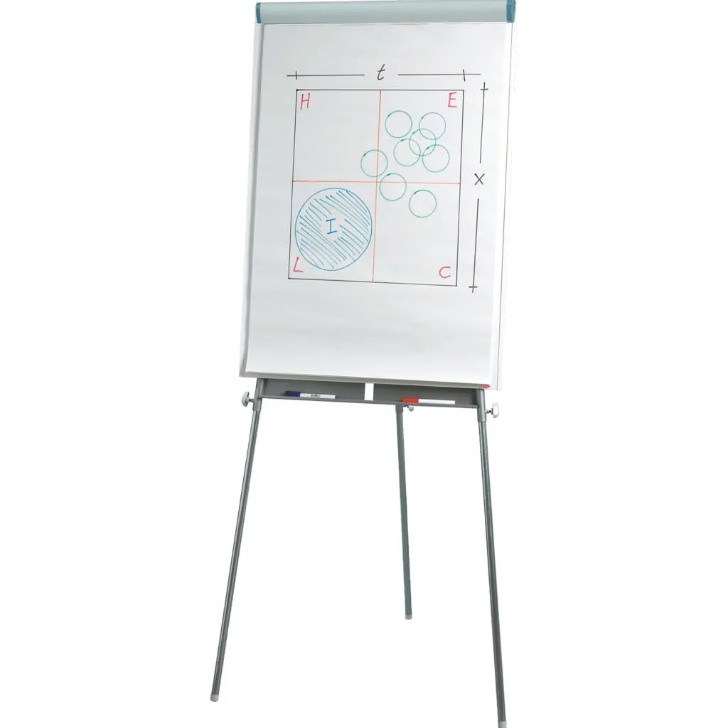 Support Paperboard Esselte 100x70cm - Hauteur Réglable et Stable Métal