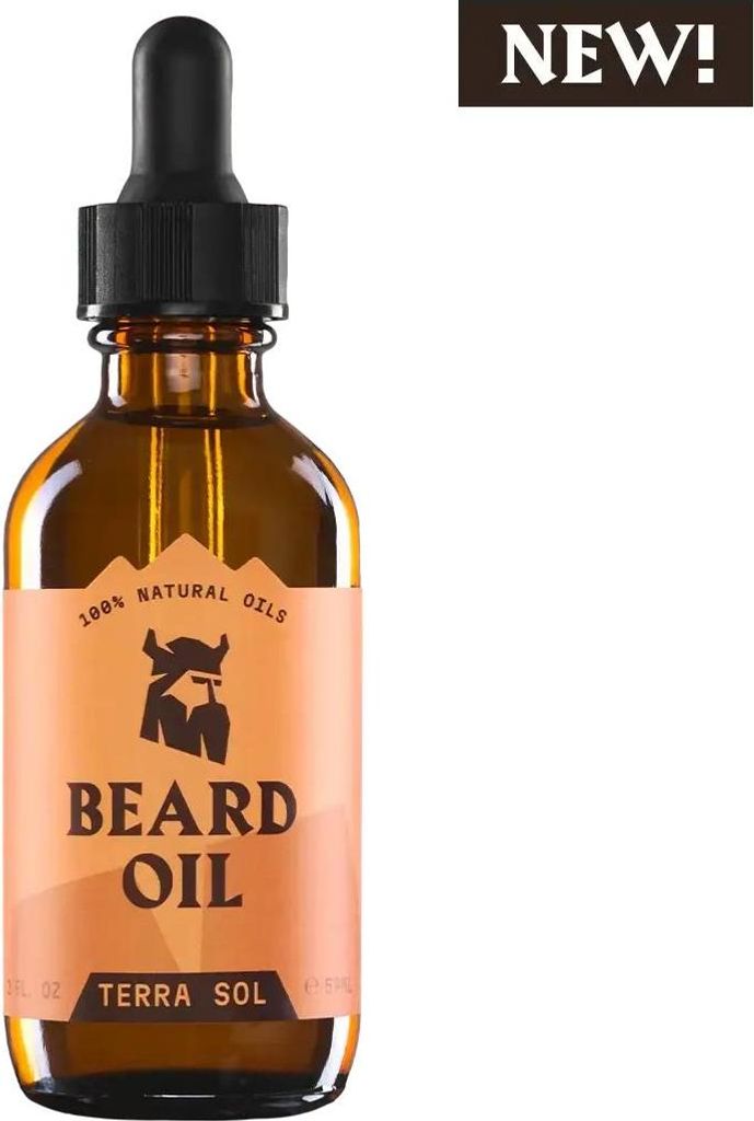 Bartöl für Herren – Terra Sol Duft – 60 ml Natürliche & Bio Bartpflege