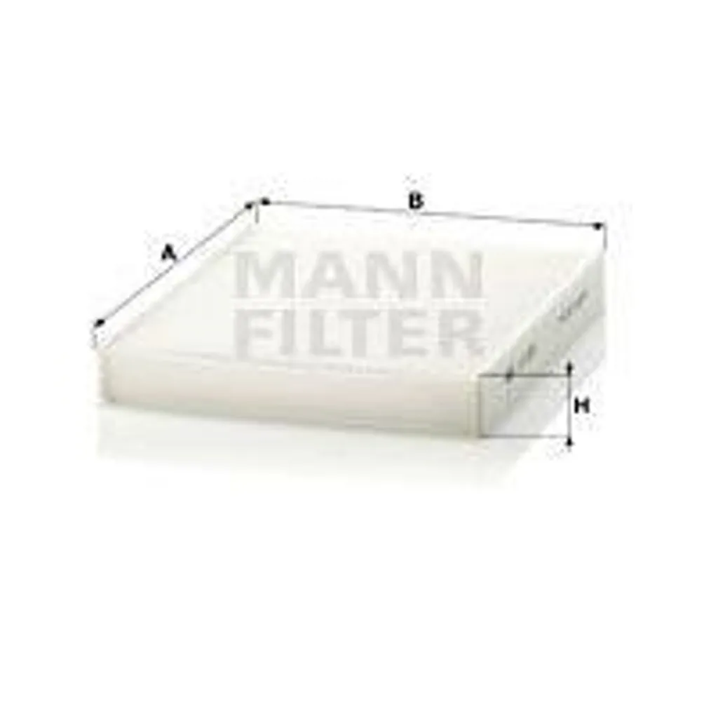 Filtre pollen MANN-FILTER CU 2533-2 avec technologie de filtration fine OE