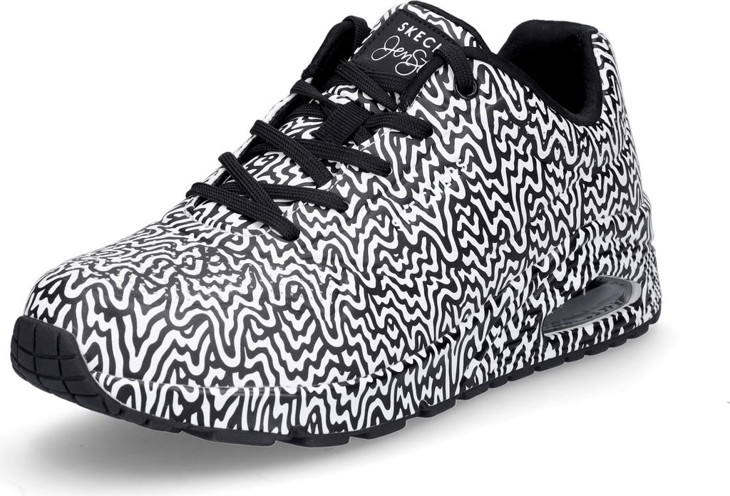Skechers Uno Infinite Drip Black And White / Leather Größe Produktbild 