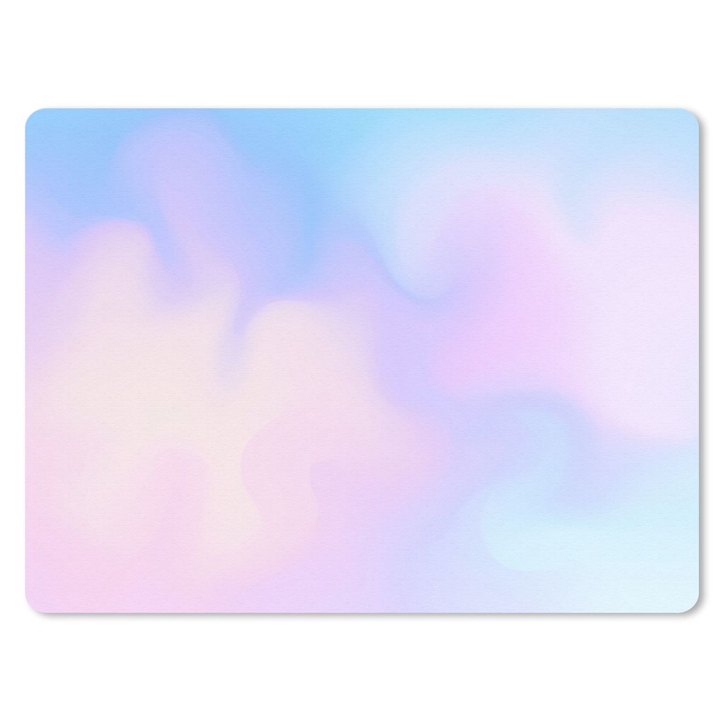 MuchoWow Mauspad Mousepad Eine Illustration eines rosa und blauen Himmels 40x30 cm - Mousepads - Maus Mat - Pad - Mausunterlage - Anti Rutsch