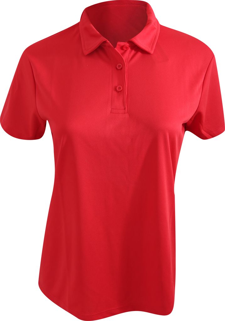 AWDis Cool Damen Poloshirt / Polo-Shirt, taillierte Passform RW2542 (M) (Feuerrot)