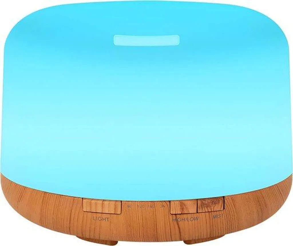 Mini Diffuseur d'Arômes Ultrasonique 300ml avec 12 Lumières LED