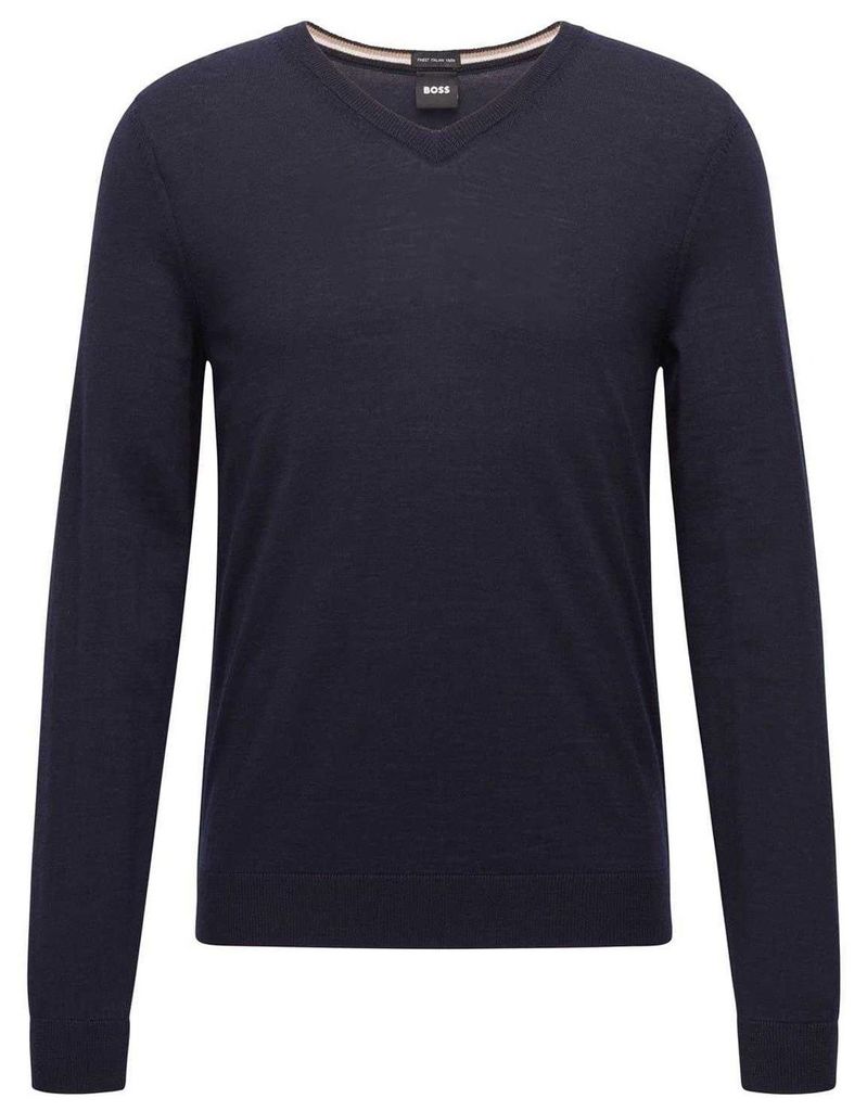Boss - Pullover für Herren, Jerseyware, Formell, Regulär GT18238 (M) (Dunkelblau)