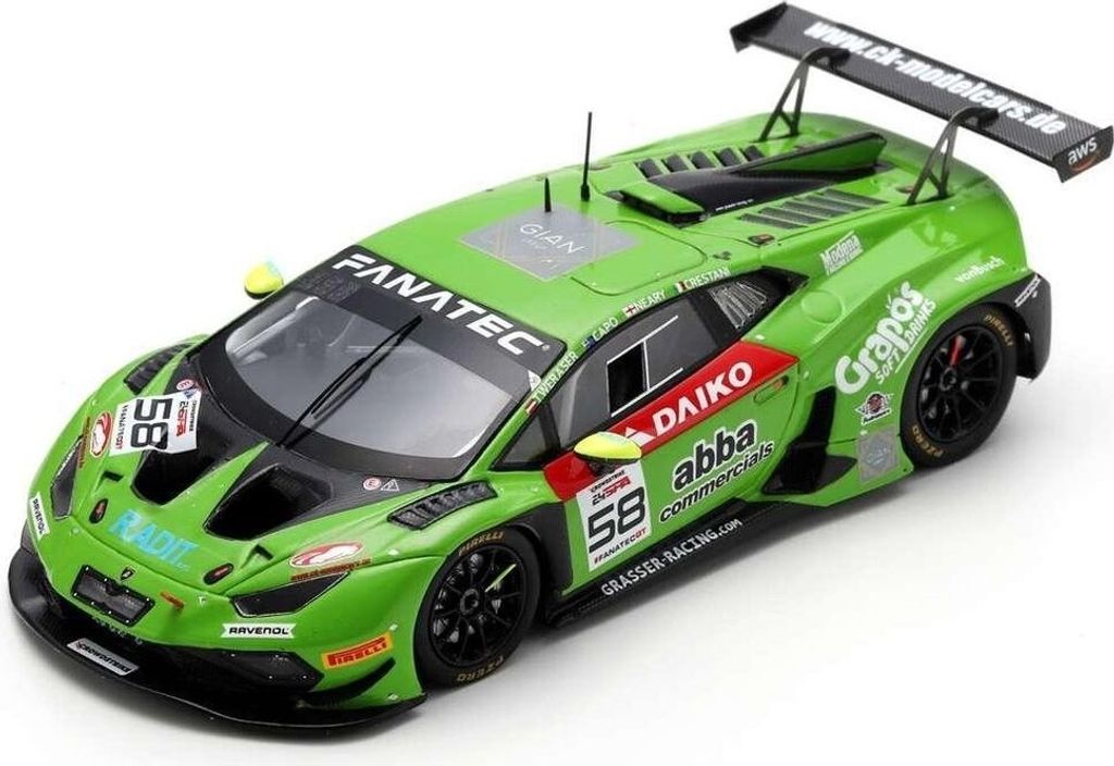 LAMBORGHINI Huracan GT3 EVO 2 #58 GRT Grasser Racing Team 24h SPA 2023 F.Crestani / S.Neary / G.Tweraser / R.Capo - Limitiert auf 300ex., SPASB736,...