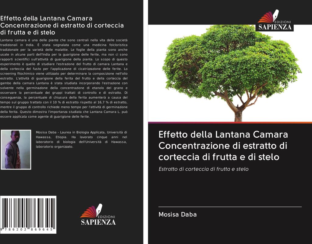 Effetto della Lantana Camara Concentrazione di estratto di corteccia di frutta e di stelo