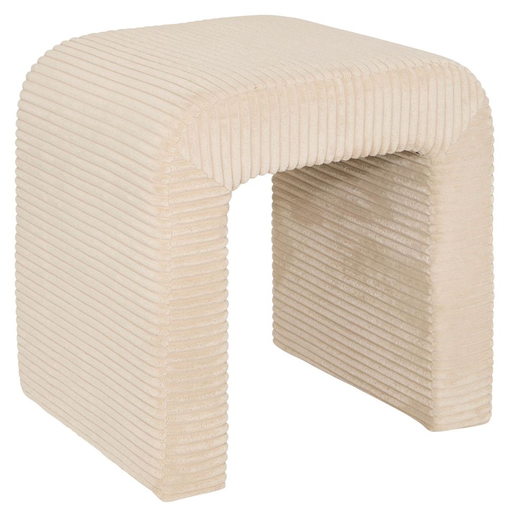 Puff SEVI, 41 x 35,5 x 43 cm, Cordstoff Produktbild 