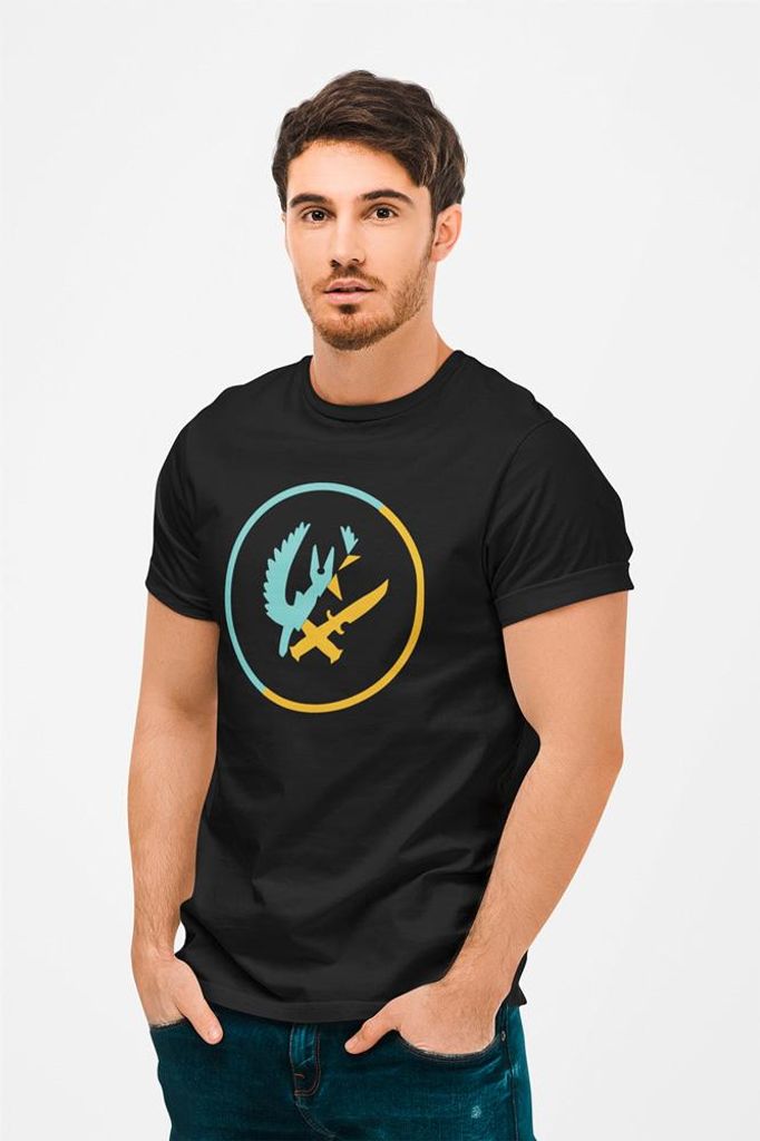 D&B Uni Polo GM00003 CounterStrike Schwarz-Größe 5XL
