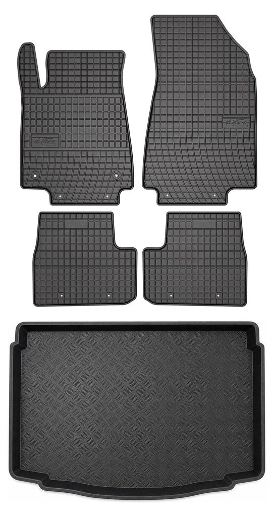 Gummimatten + Kofferraumwanne für Citroen C3 IV ab 2024 – Produktbild 