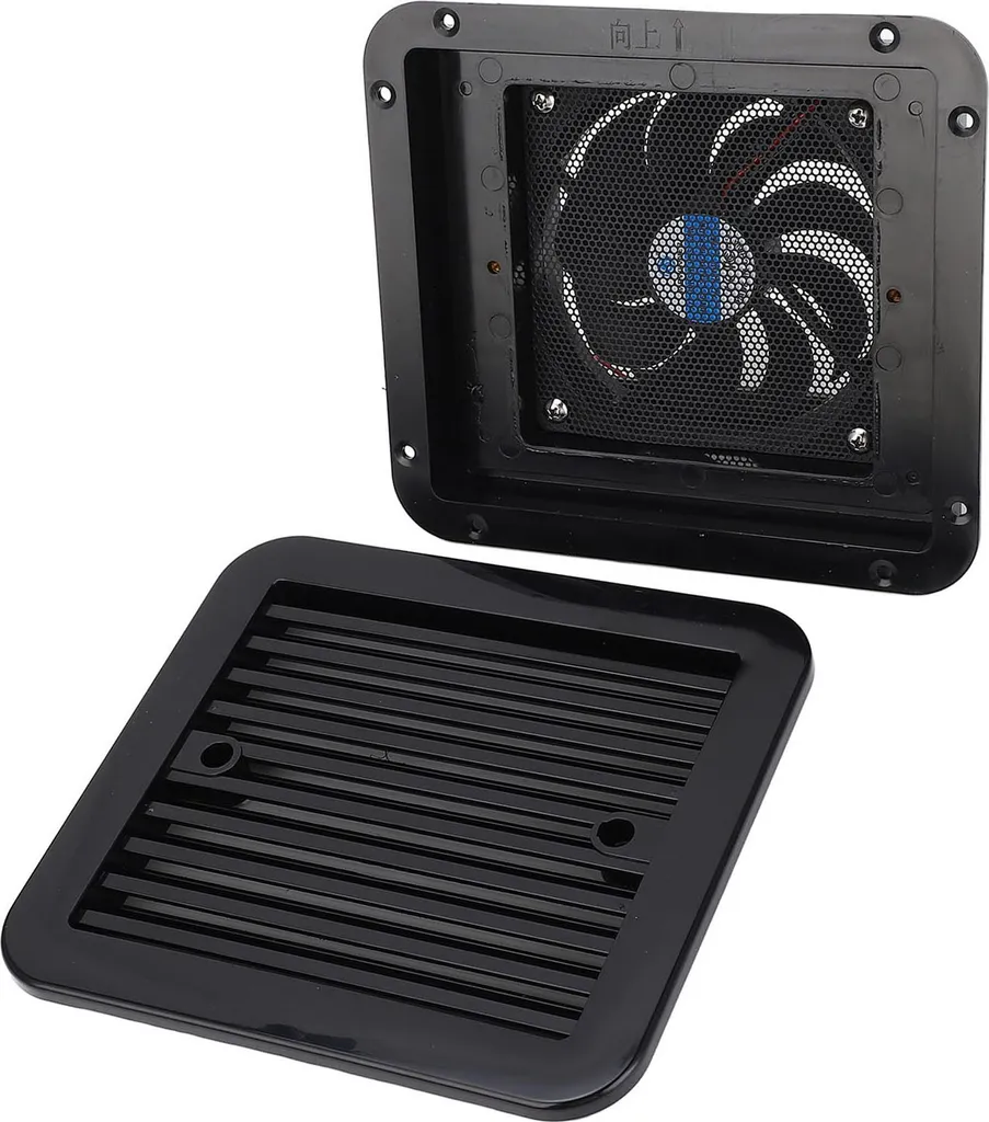 Aération Latérale pour Cuisine de Caravane - Ventilateur 220V 205x185mm