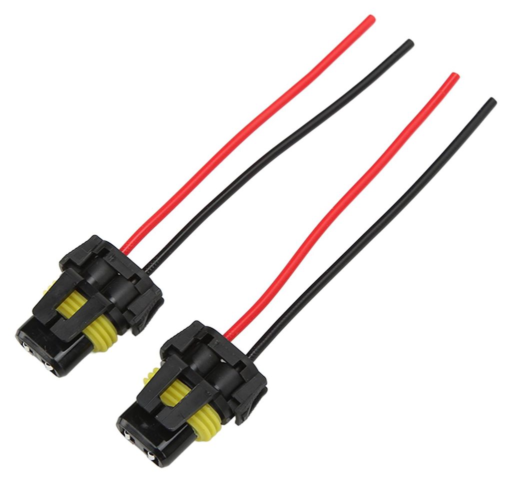 2 Stück Scheinwerferstecker, DIY-Installation, kompakt, leicht, praktisch, stabil, zuverlässig, Kabelbaum