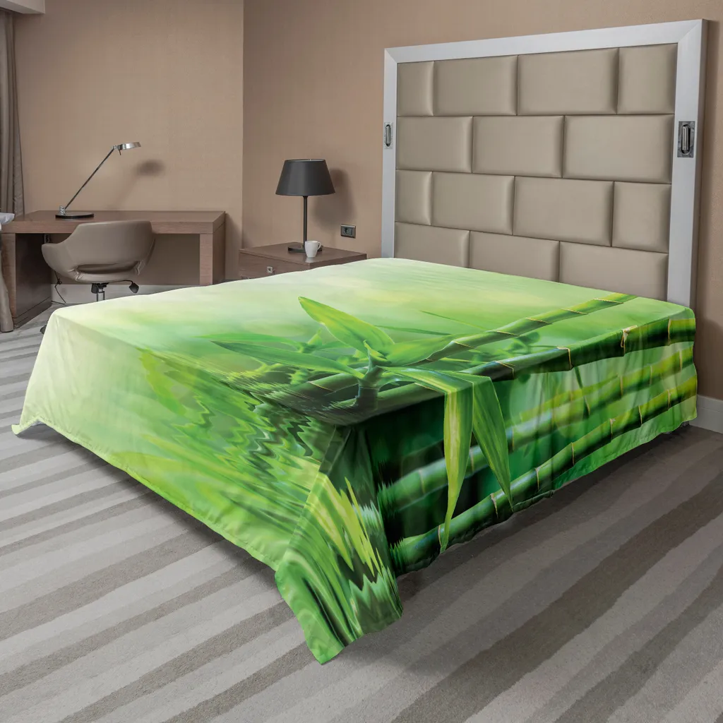 Drap de lit ambiance Spa et Zen pour chambre décoration Japonaise