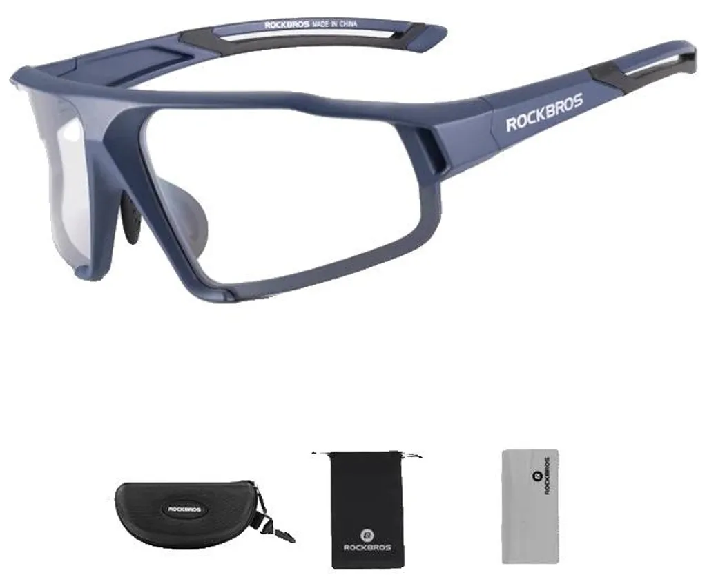 Lunettes de vélo verres photochromiques anti-éblouissement et UV400