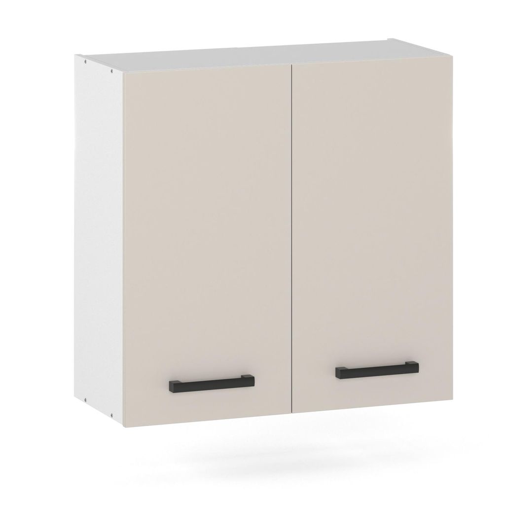 ULWEHOME | Hängeschrank 60 cm Beige, Küchenoberschrank Produktbild 