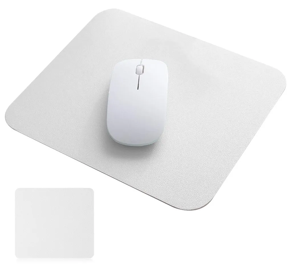 Tapis de souris imperméable blanc fini les taches et glissades bureau
