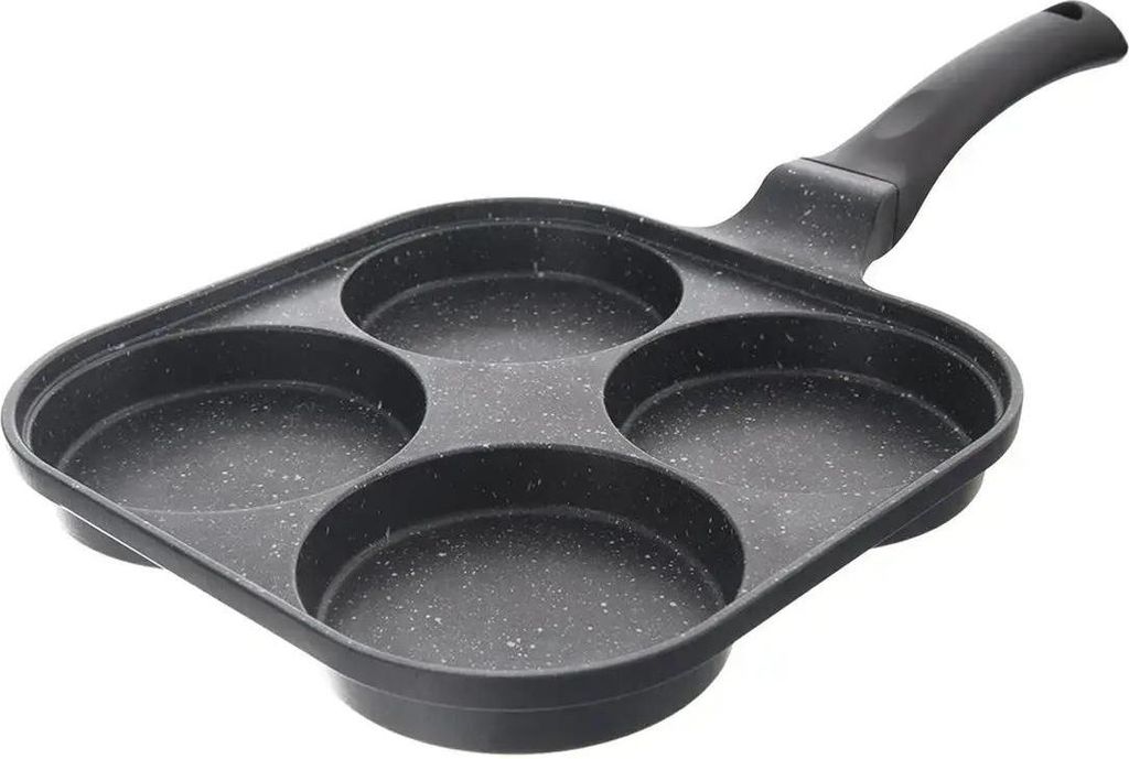 ORION Große Pfanne für Ochsenaugen / Krapfen 22x22 cm 113211