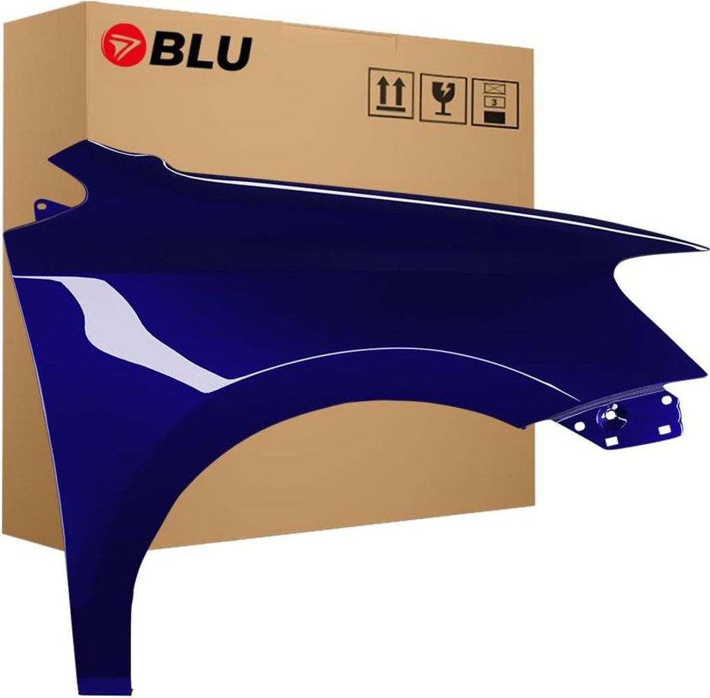 BLU Aile Compatible avec VW Volkswagen Polo 6R1 LD5Q Droite Image du produit 