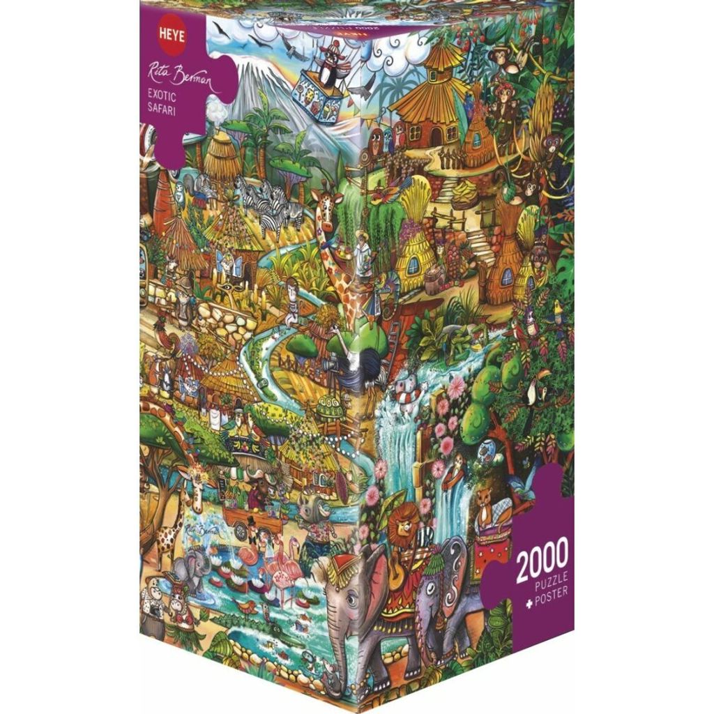HEYE Egzotyczne Safari Puzzle 2000 elementów Zdjęcie produktu 