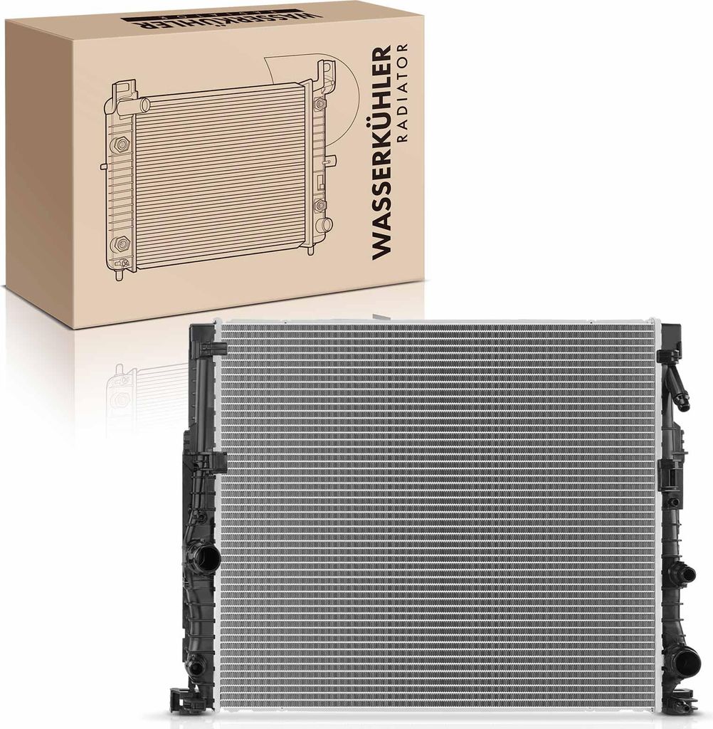 Frankberg 1x Kühler Wasserkühler Motorkühler für BMW 5er Touring F90 G30 G31 G32 G11 G12