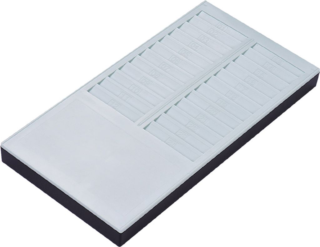 Bisofice Time Card Rack Wandmontage Halter 24 Pocket Slot für Anwesenheit Recorder Punch Zeit Büro