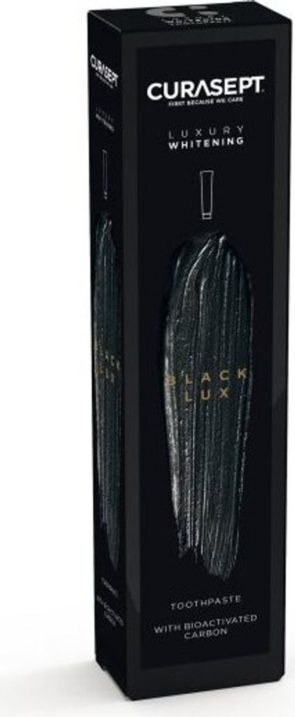 CURASEPT WHITENING LUXURY BLACK LUX Zahnaufhellungscreme 75 ml
