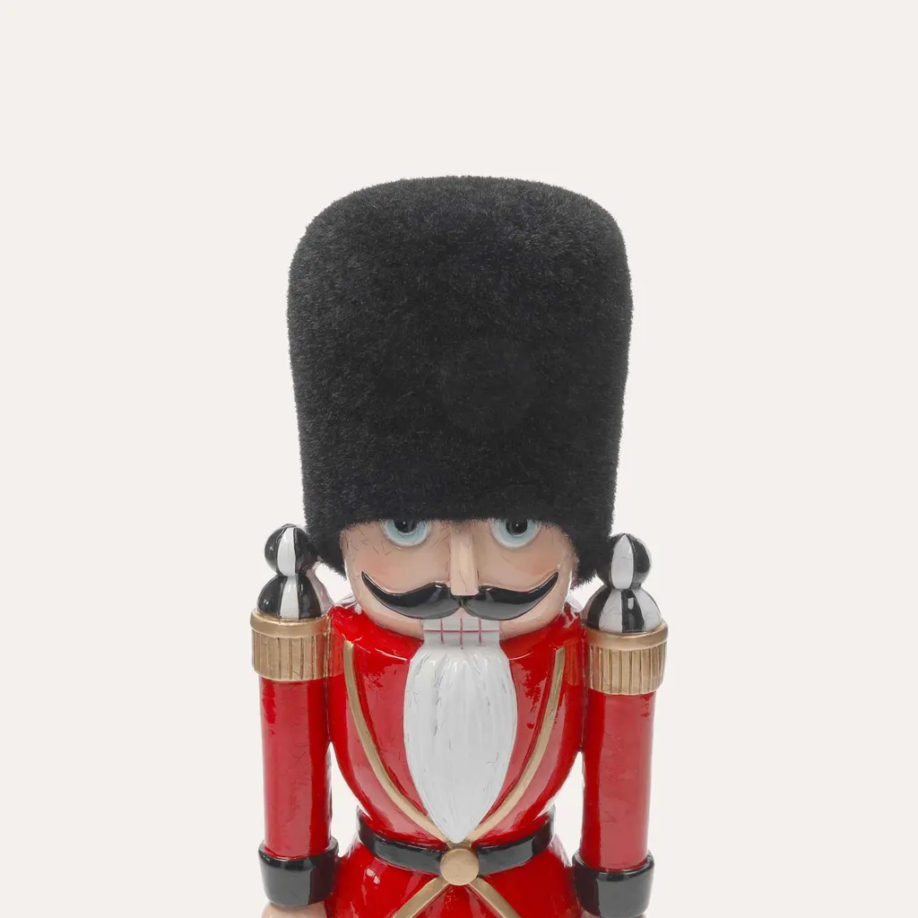 Soldat casse-noisette en résine h35cm - Statue décorative résistante - 3