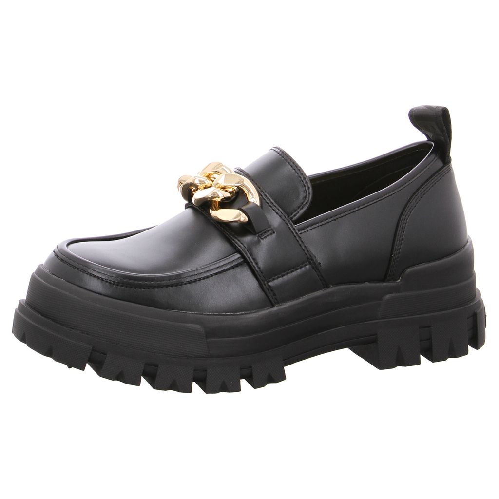 Buffalo Aspha Chain Slipper Schwarz