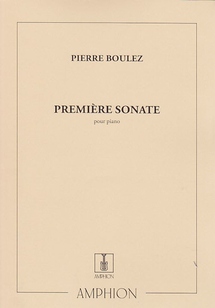 Sonate no.1 pour piano