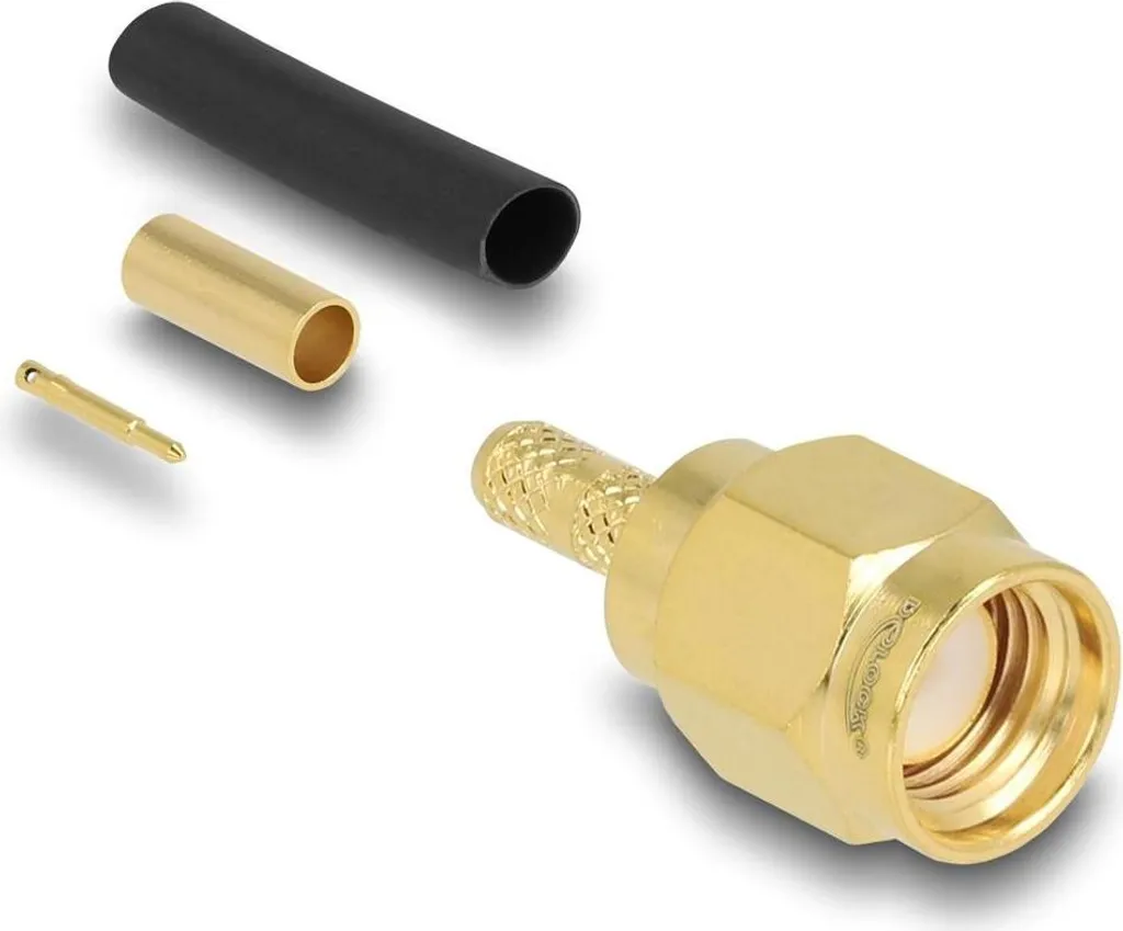 Connettore SMA Delock per Cavo RG-174 RG-316 - Crimpatura Professionale
