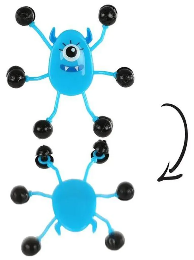 Jouet collant monstre grimpeur de vitre - Figurine acrobate pour enfant