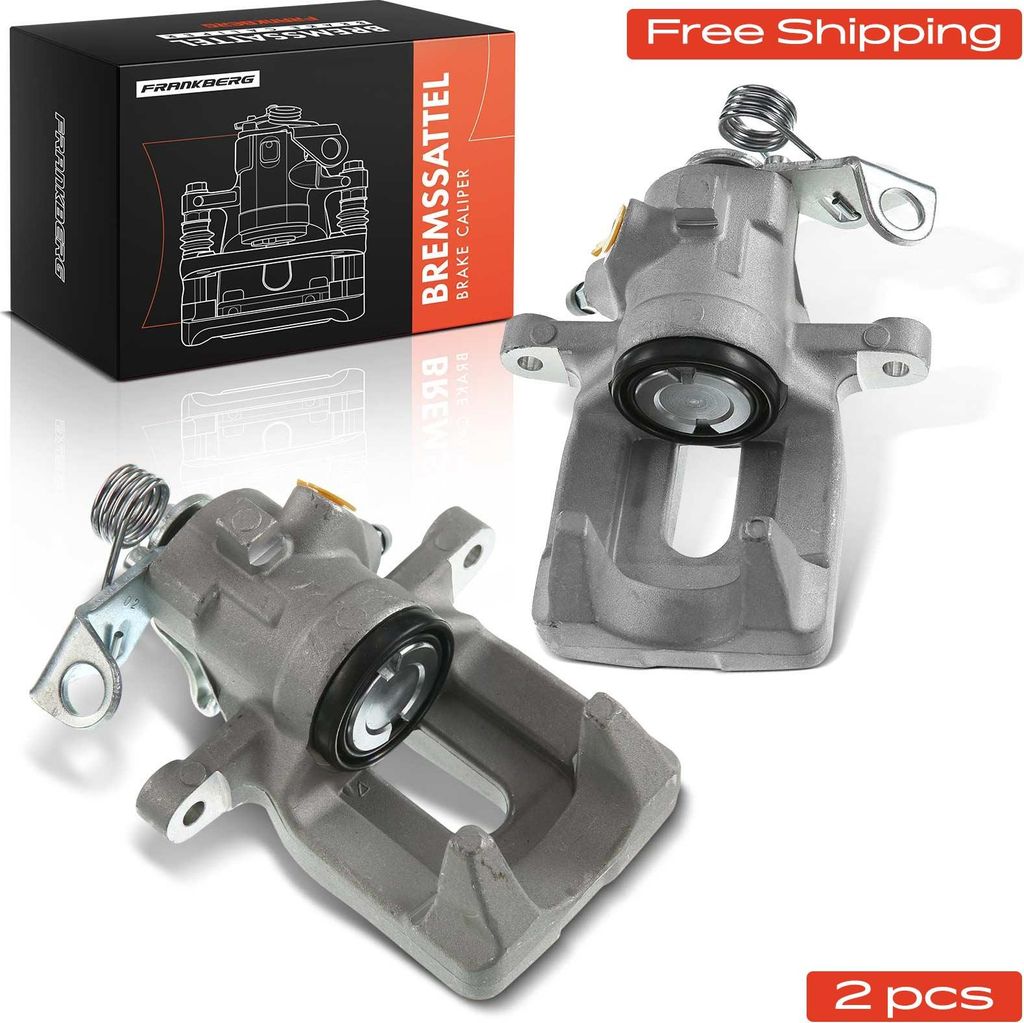 Frankberg 2x Bremssattel Hinterachse für Opel Crossland X Peugeot 1007 2008 207 CC SW 208
